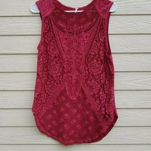 Free People Lace Blouse, New, Medium